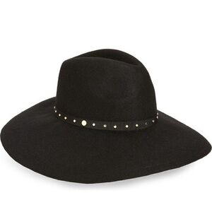 Ted Baker Rosieyy Wool Felt Hat in Black NWT